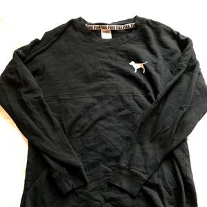 PINK black sweatshirt